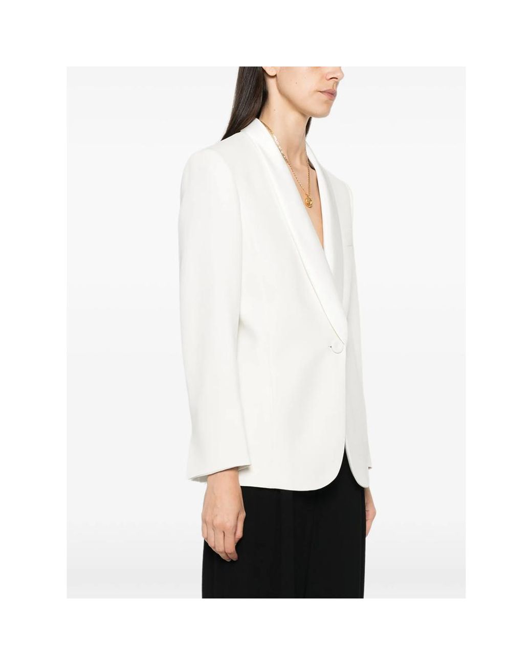 Giorgio Armani White Neutrals Jackets