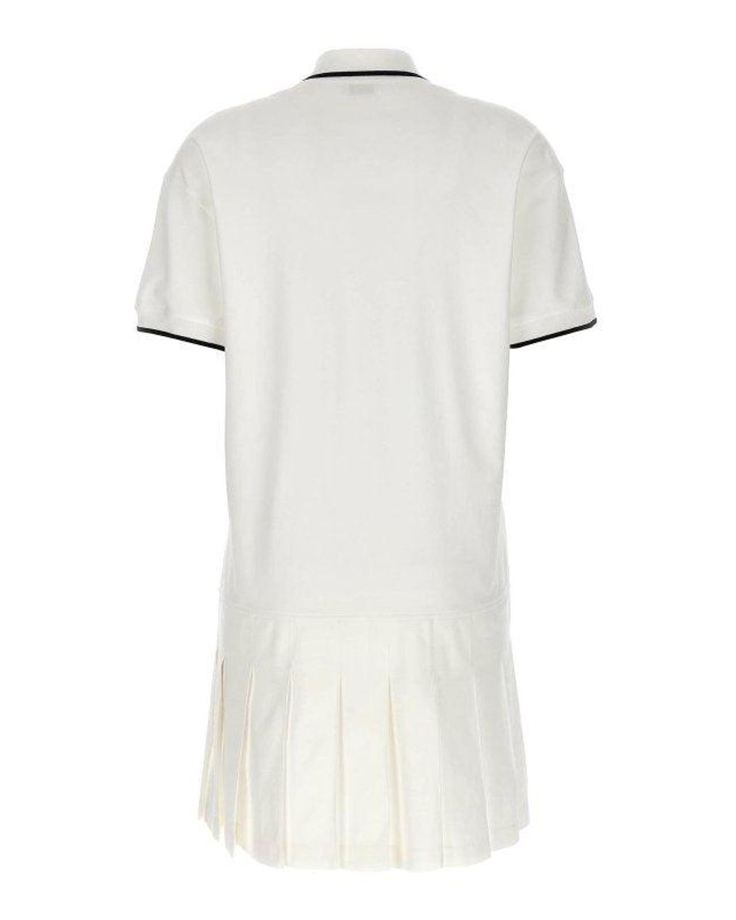 Brunello Cucinelli White Cotton Polo Dress