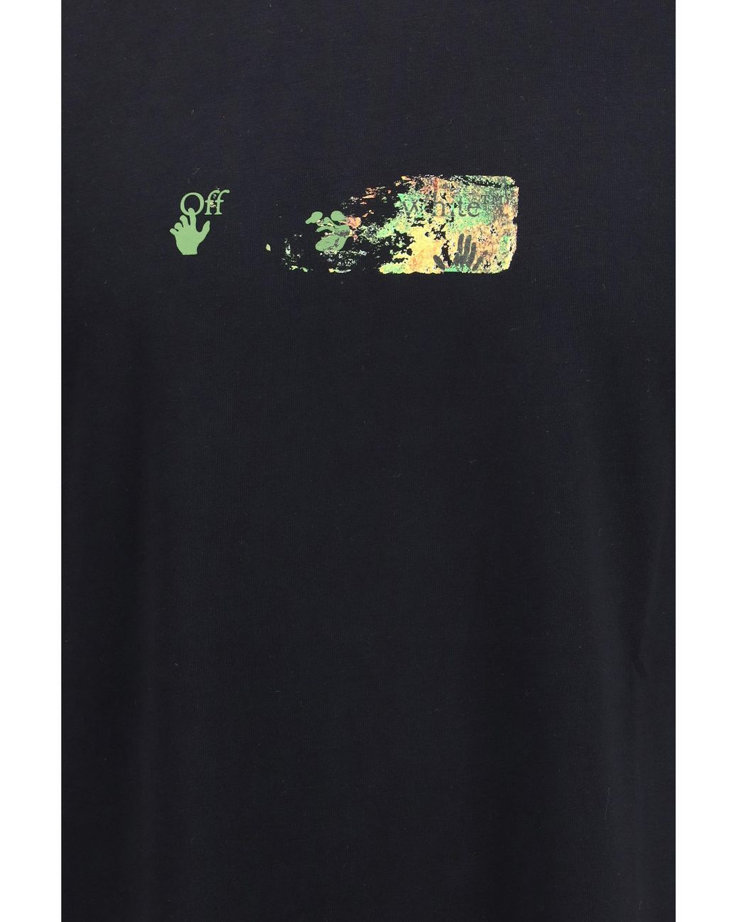 Off-White c/o Virgil Abloh Black T-Shirt Spices Arrow Cotton T-Shirts for men