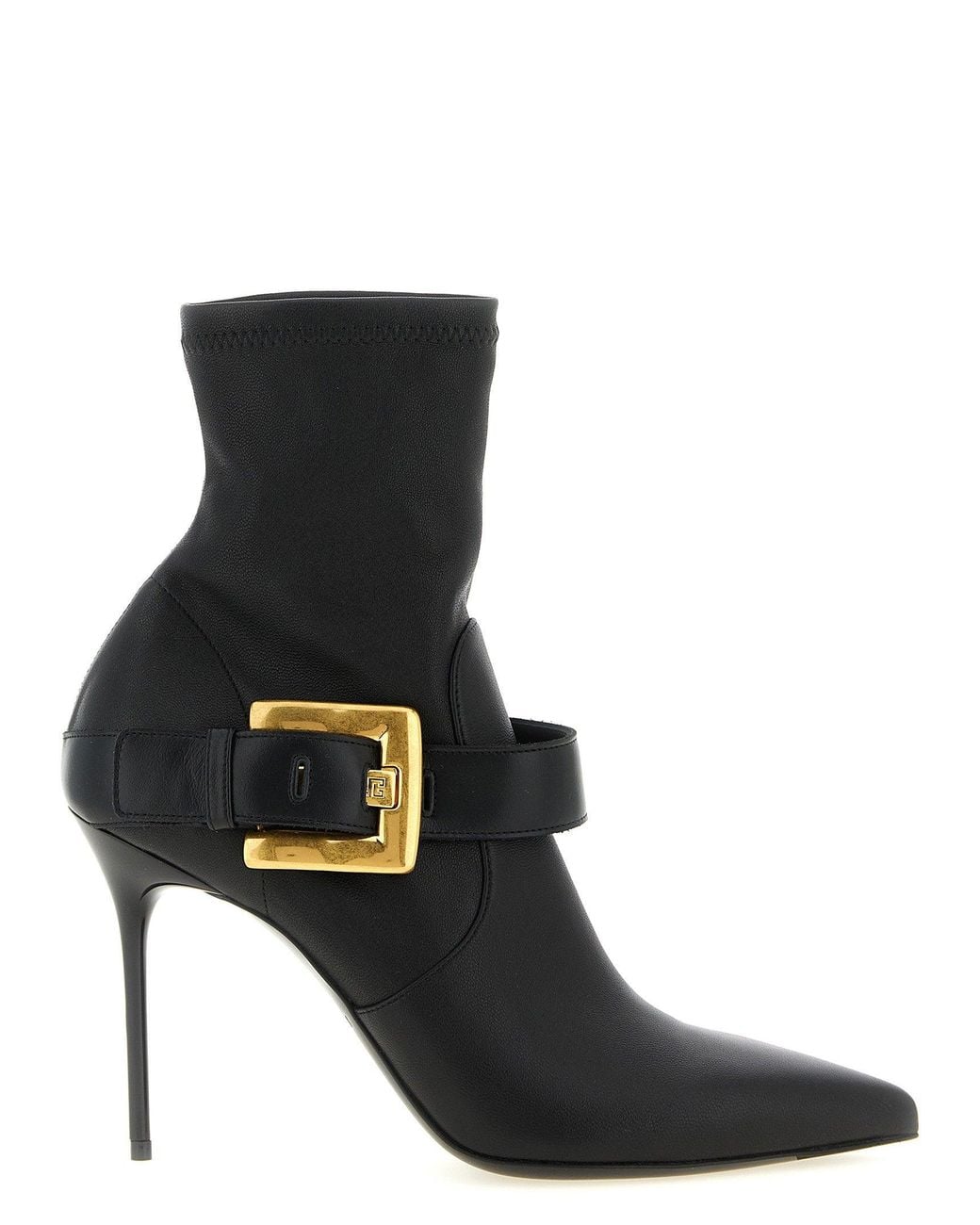 Balmain Black Anthem Ankle Boot