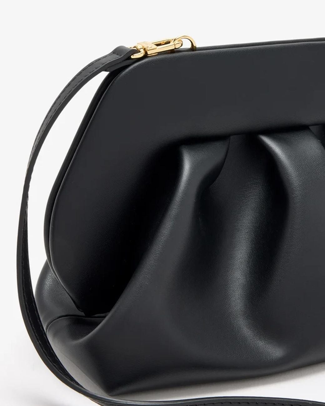 THEMOIRÈ Black Bios Medium Vegan Bag Polyurethane Hand