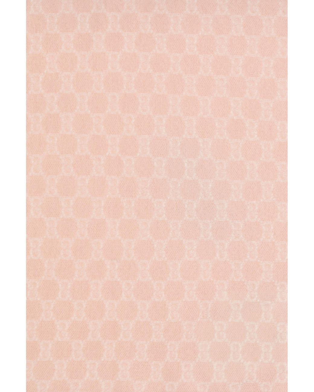 Gucci Pink Wool Scarf For Girl Merino Ovis Aries
