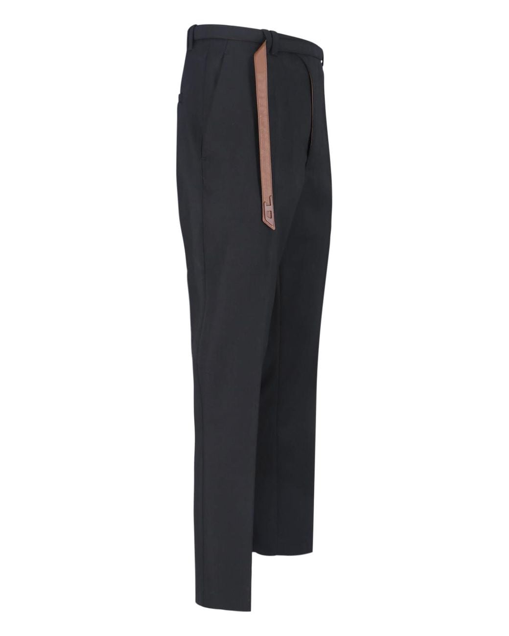 DIESEL Blue Trousers Polyester for men