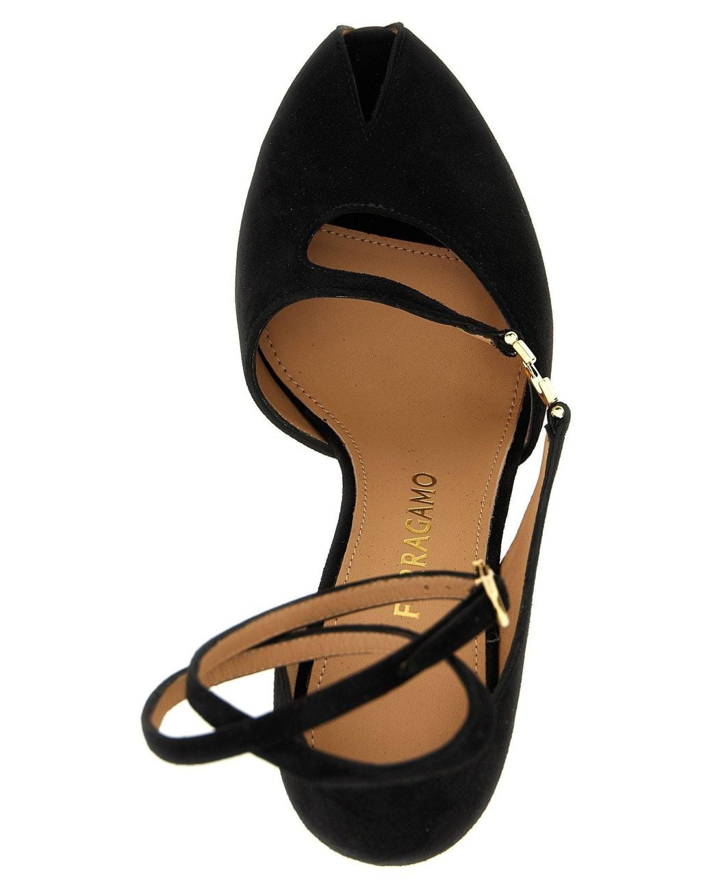 Ferragamo Black Molly Heel