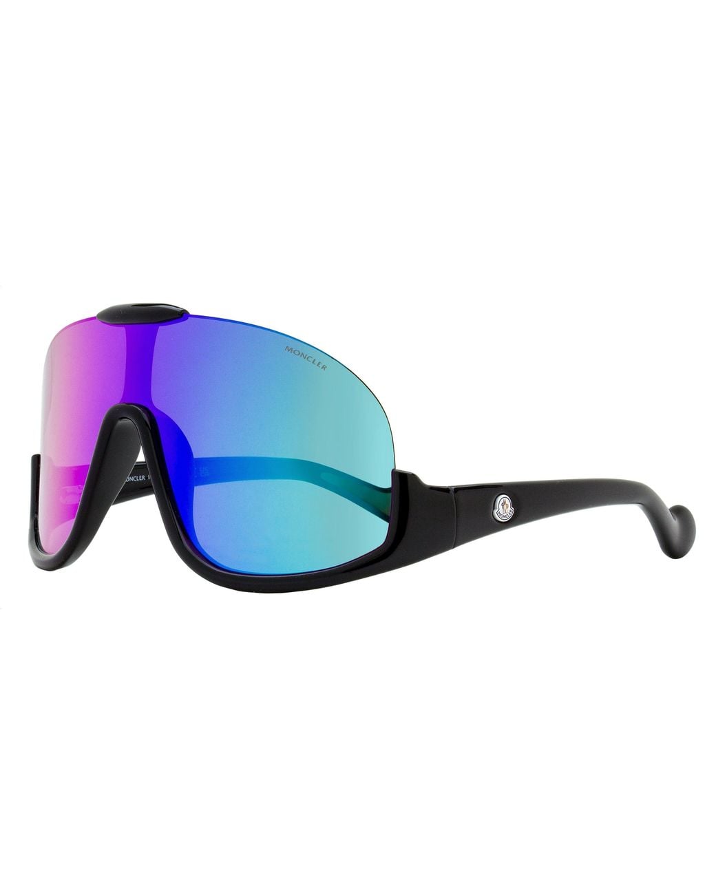 Moncle Frame Moncler Moncler Ml0230 Shield-Frame Sunglasses in Black | Lyst