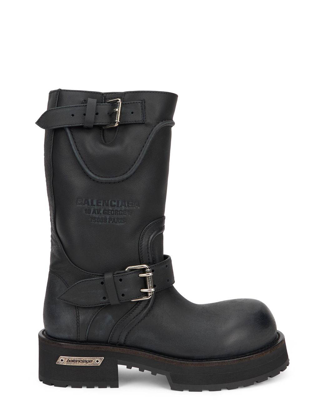 Balenciaga Black Ankle Boots Venom Leather Lambskin