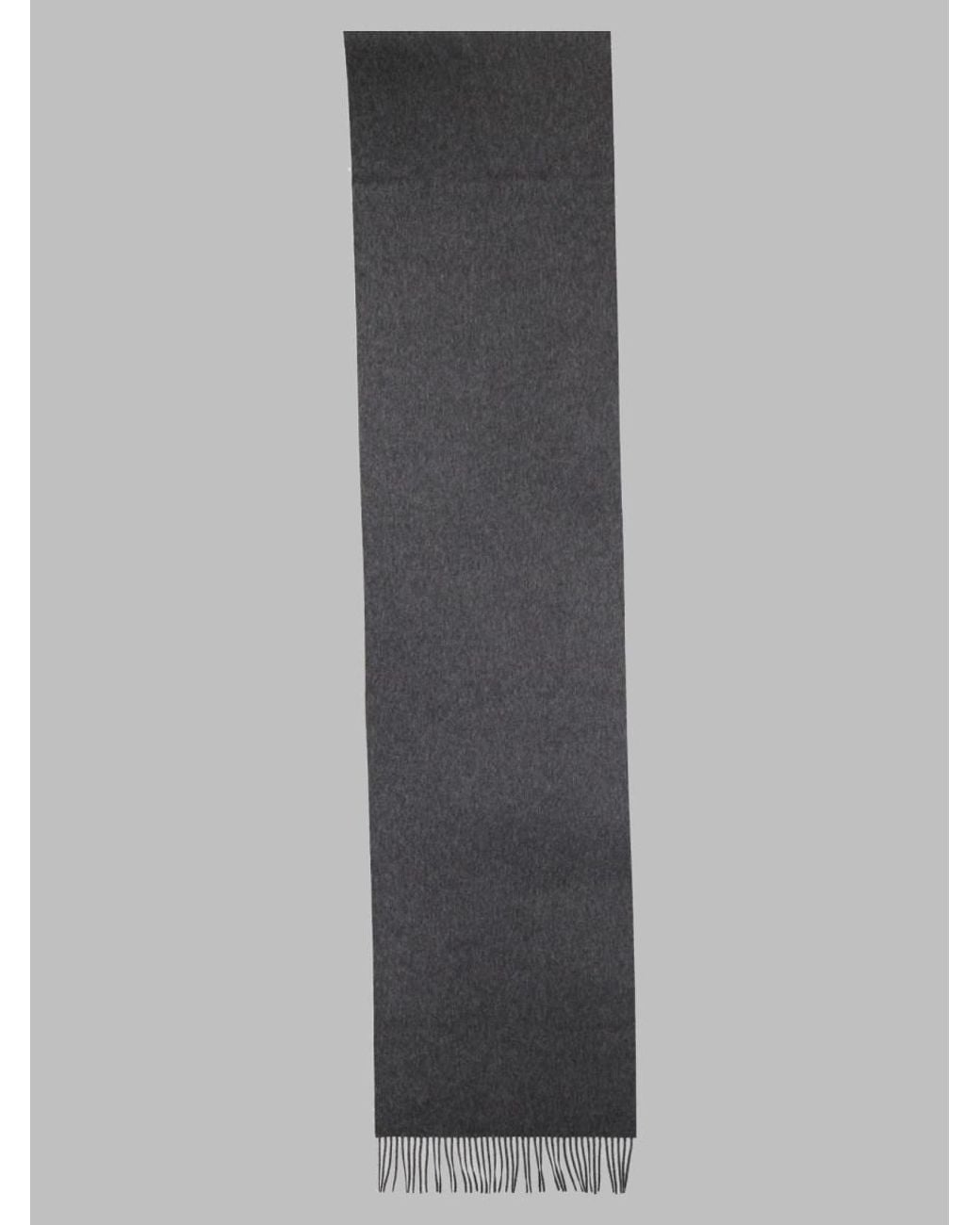 Zegna Gray Cashmere Scarf Scarfs for men