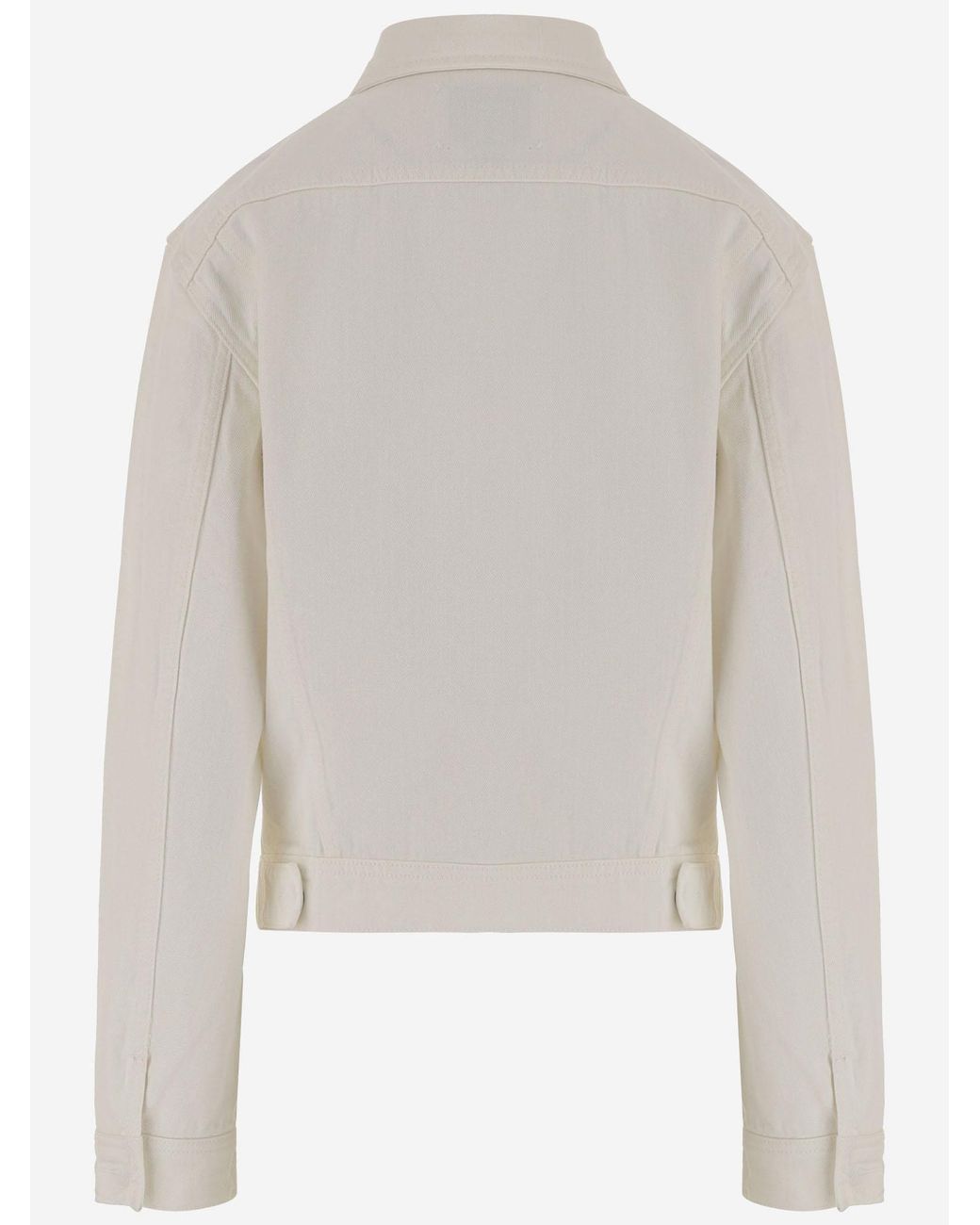 Sa Su Phi White Cotton Jacket