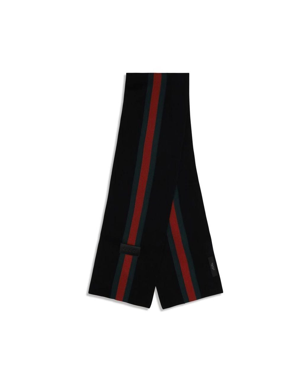 Gucci Black Wool Oves Aries Scarf for men