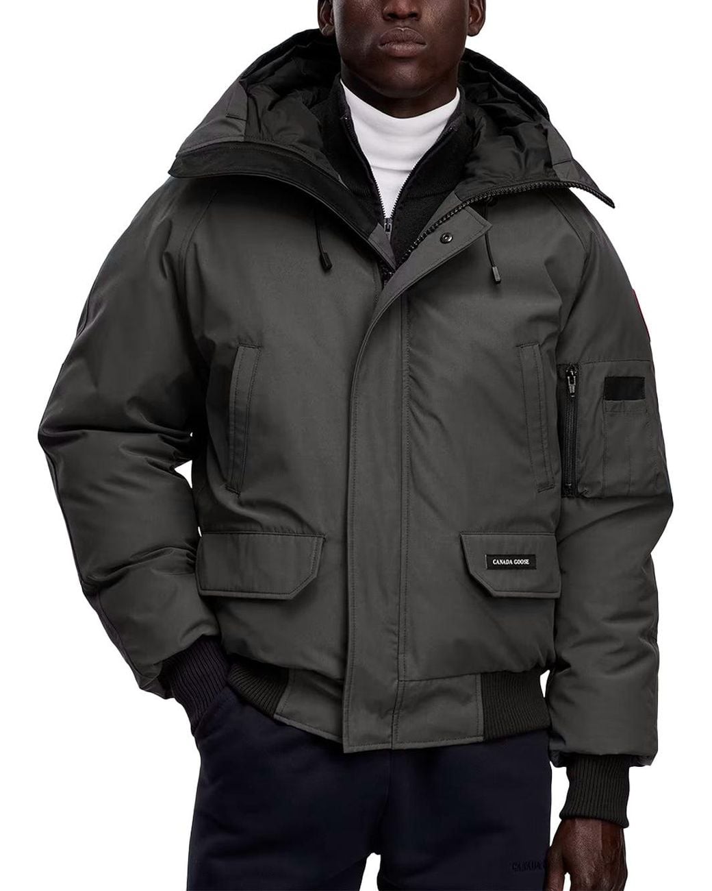 Canada Goose Gray Chilliwack Bomber Granite for men
