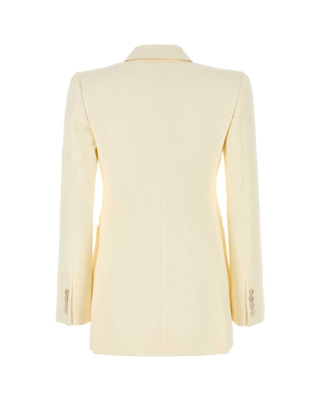 ジャケット CHLOE White Cotton Blend Blazer Chloé Cotton Blend Blazer in White | Lyst