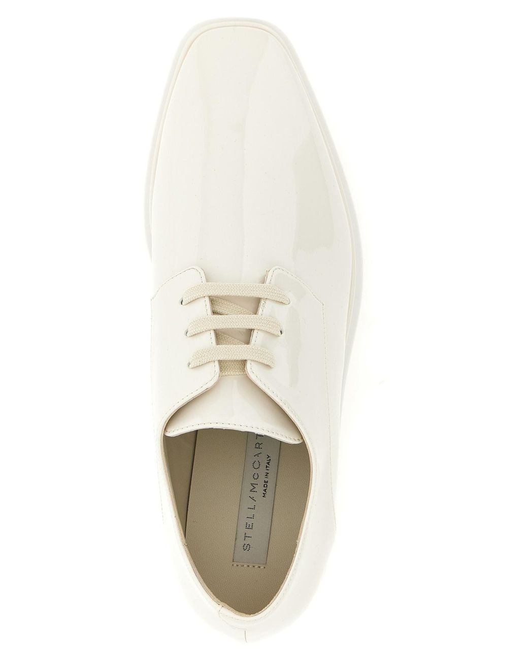 Stella McCartney White Polyethylene Wedge Sandals