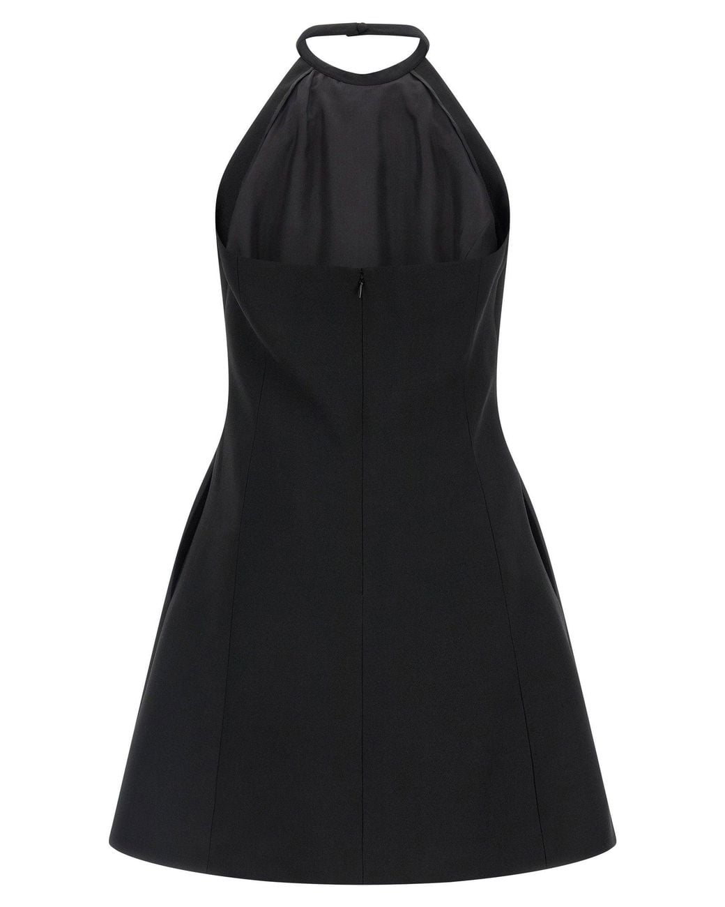 Valentino Garavani Black Sequin Bow-Embroidered Dress