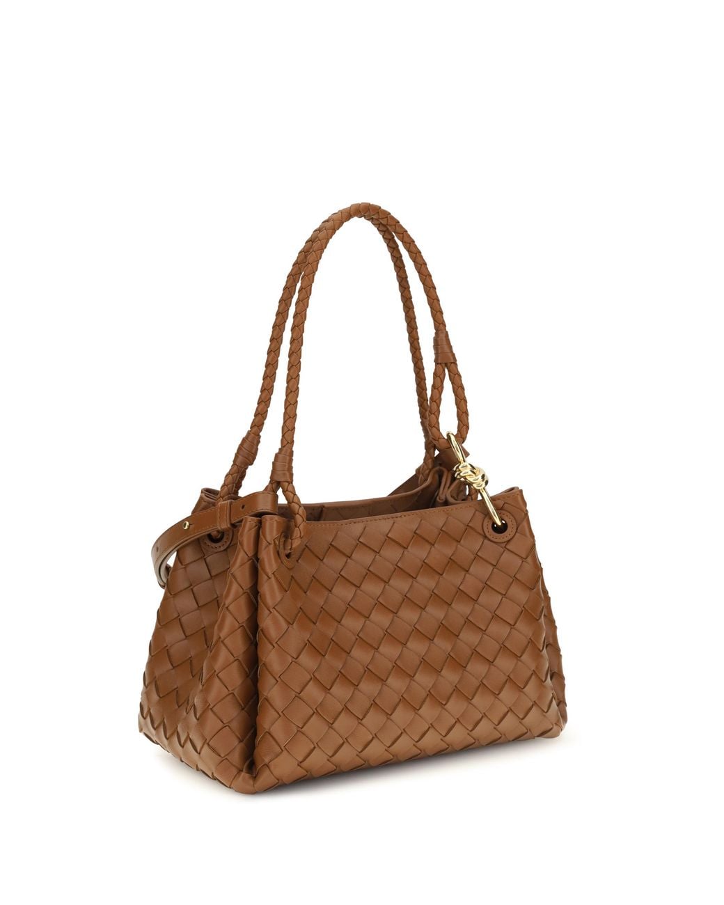 Bottega Veneta Brown Bottega Veneta Intrecciato Shoulder Bag