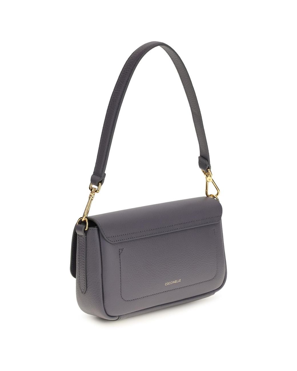 Coccinelle Gray Shoulder Bag C-Me Lock Calf Leather (Bos Taurus)