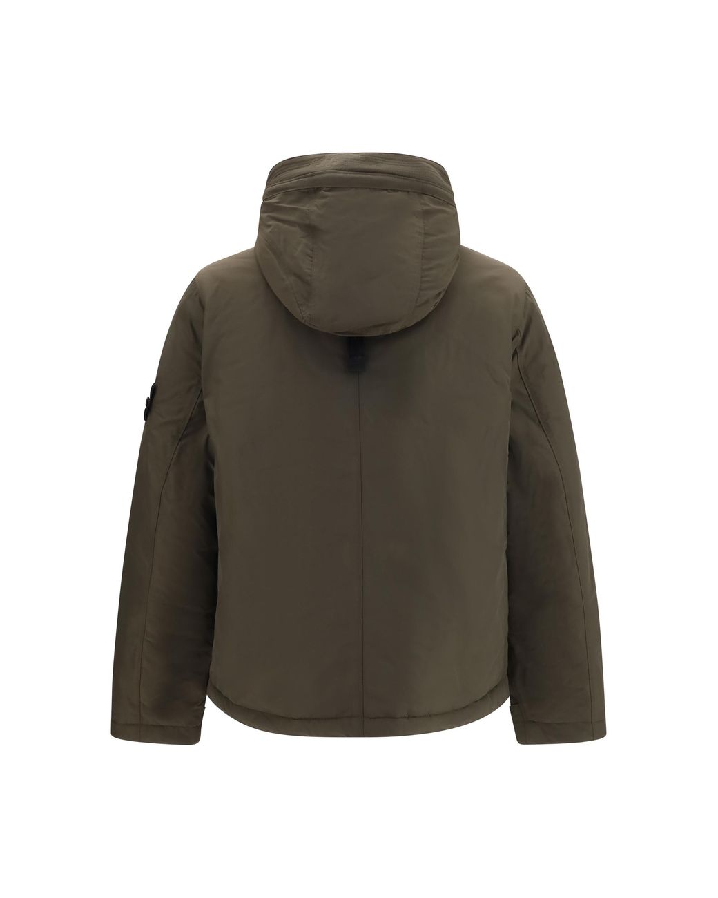 Stone Island Green Padded Micro Twill Jacket for men