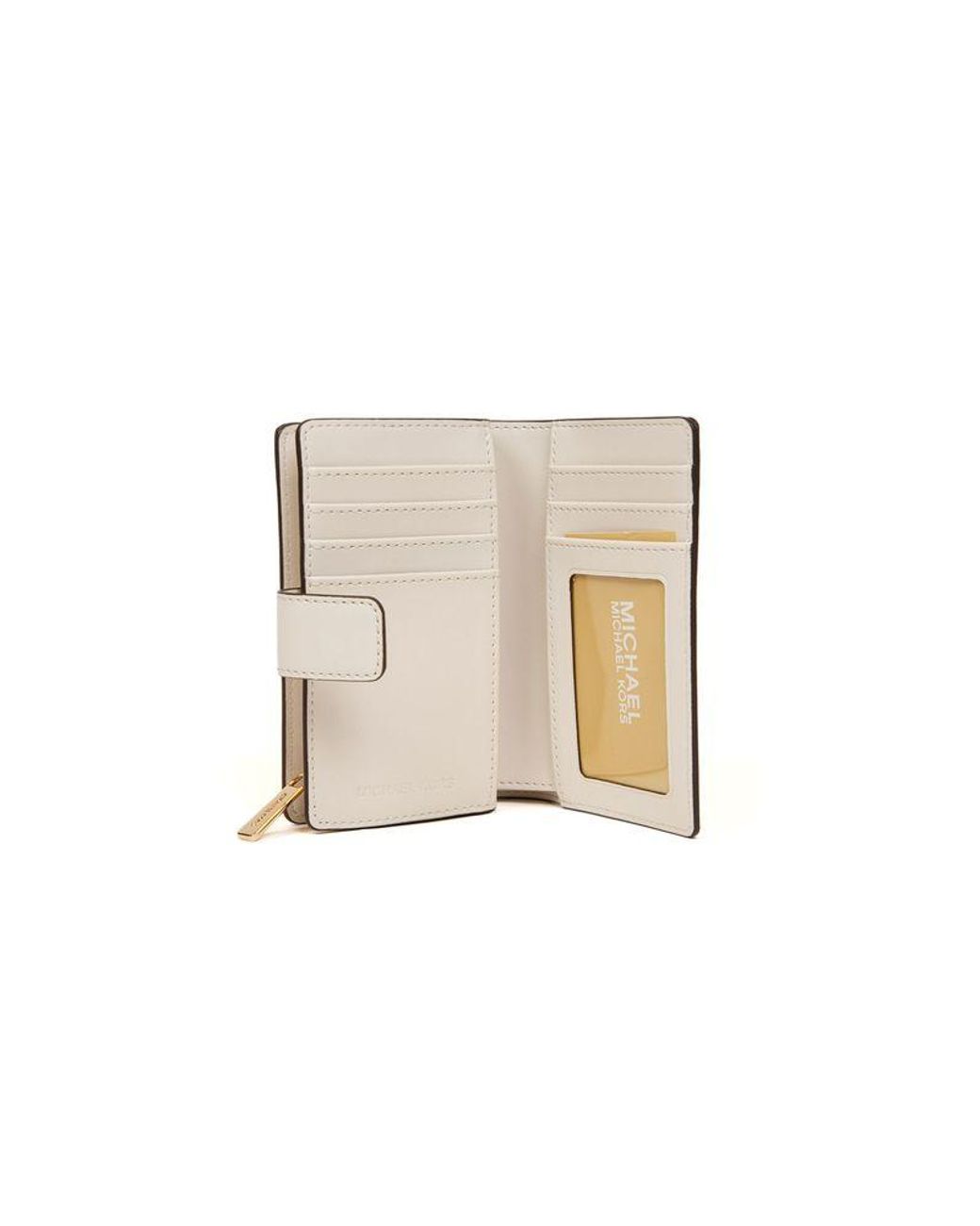 Michael Kors White Wallet & Key Fob Polyvinyl Chloride Bags
