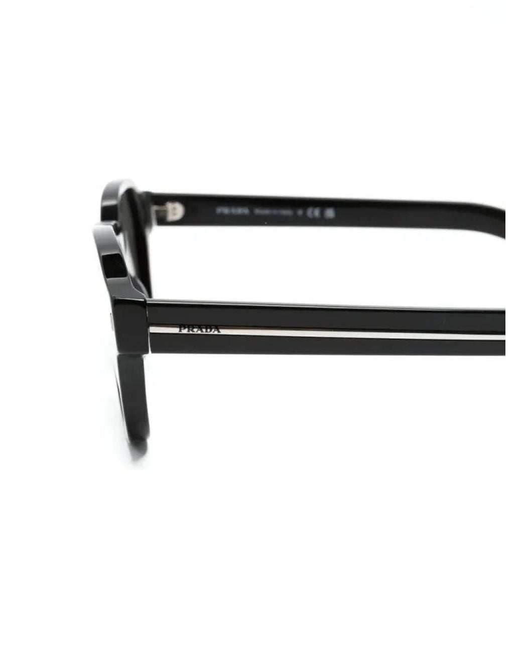 Prada Black Prada Eyewear Spra1616K731 Square-Frame Sunglasses for men