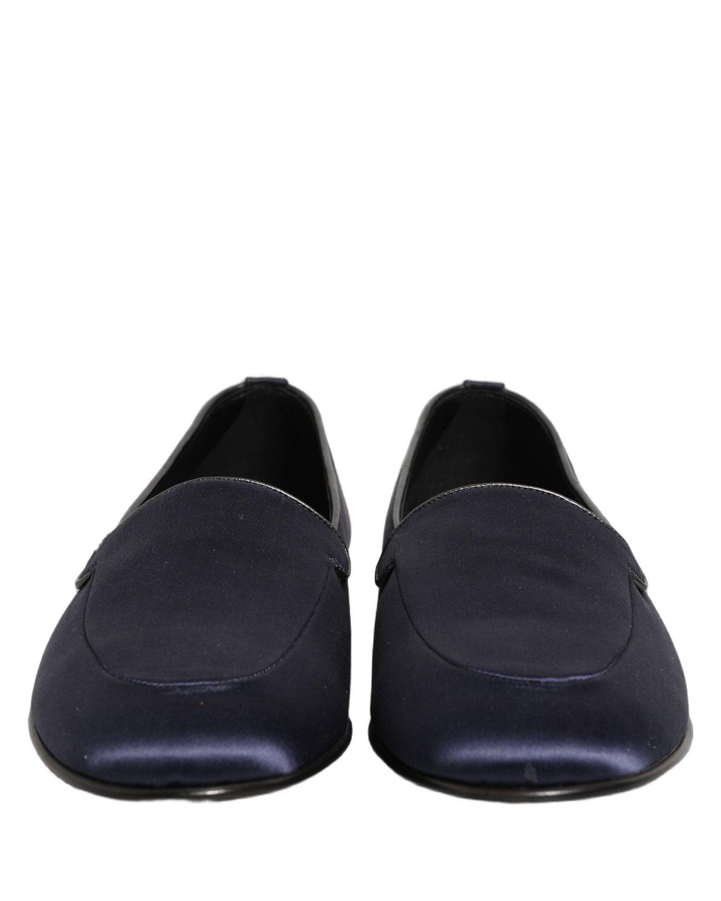 Dolce & Gabbana Black Dolce & Gabbana Satin Dg Logo Loafer for men