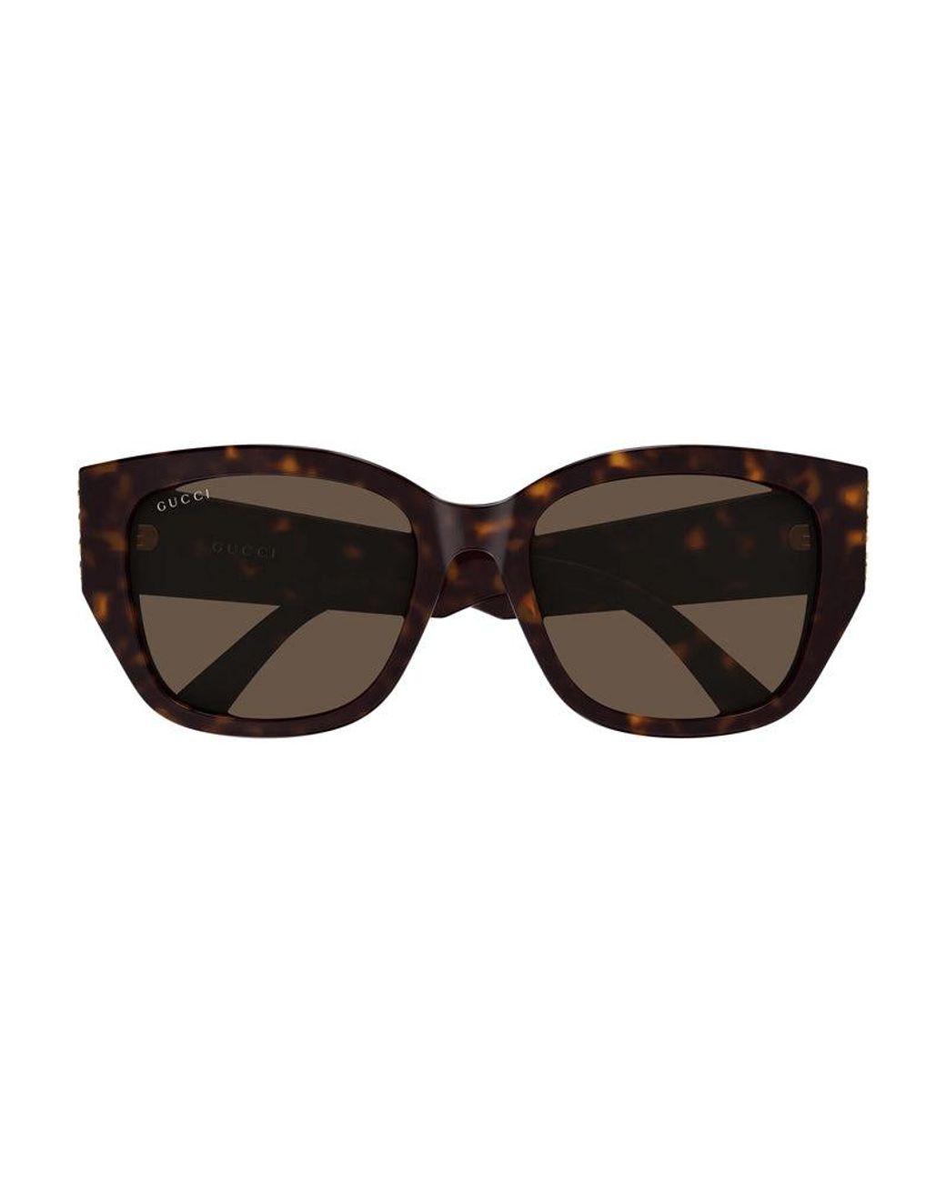 Gucci Brown Sunglasses Square Full Rim, Havana Frame And Lens Gg2043Sa002