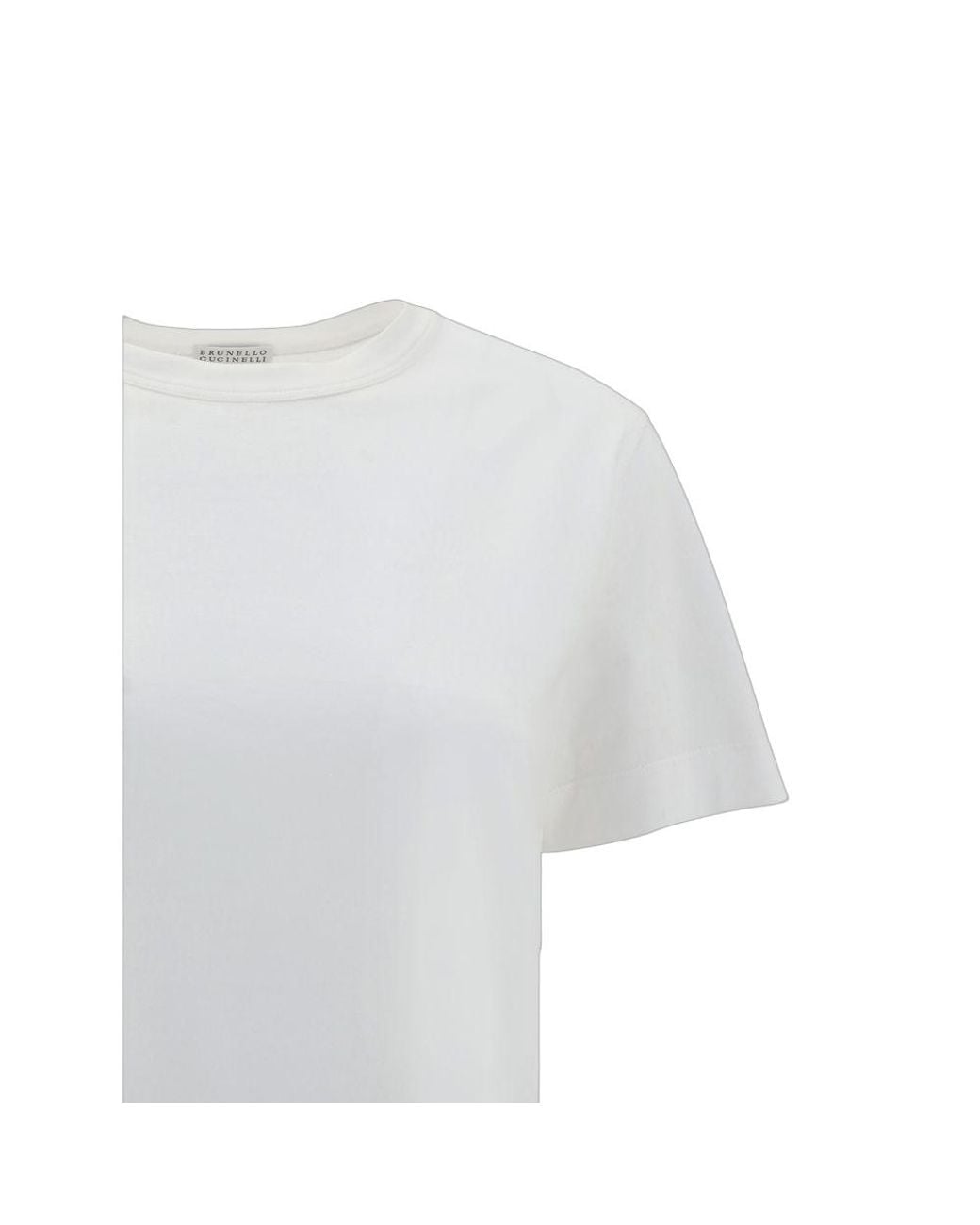 Brunello Cucinelli White Monochrome T