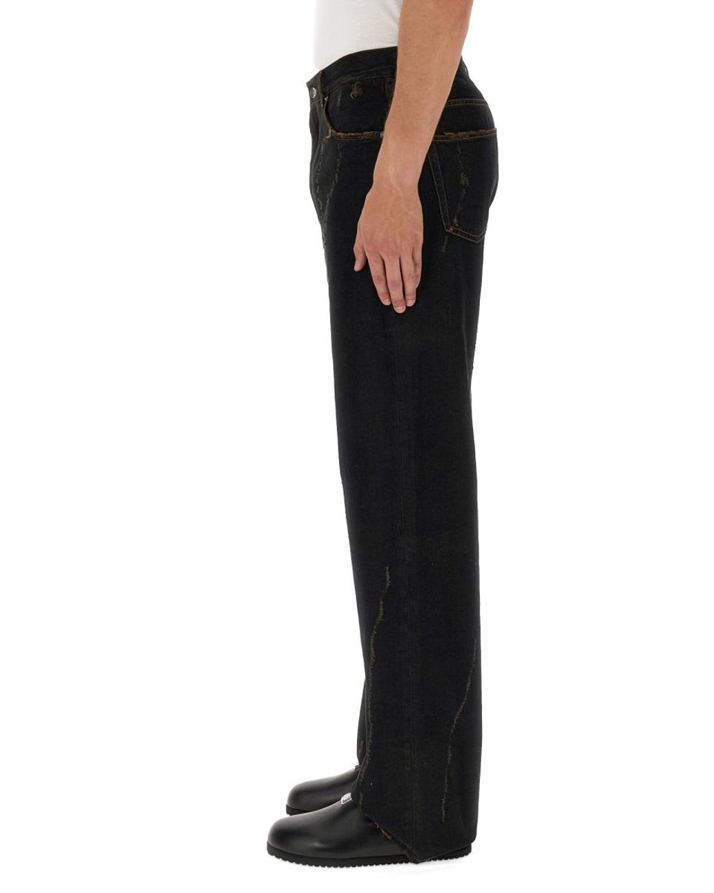 Dolce & Gabbana Black Dolce & Gabbana Cotton Denim Jeans for men