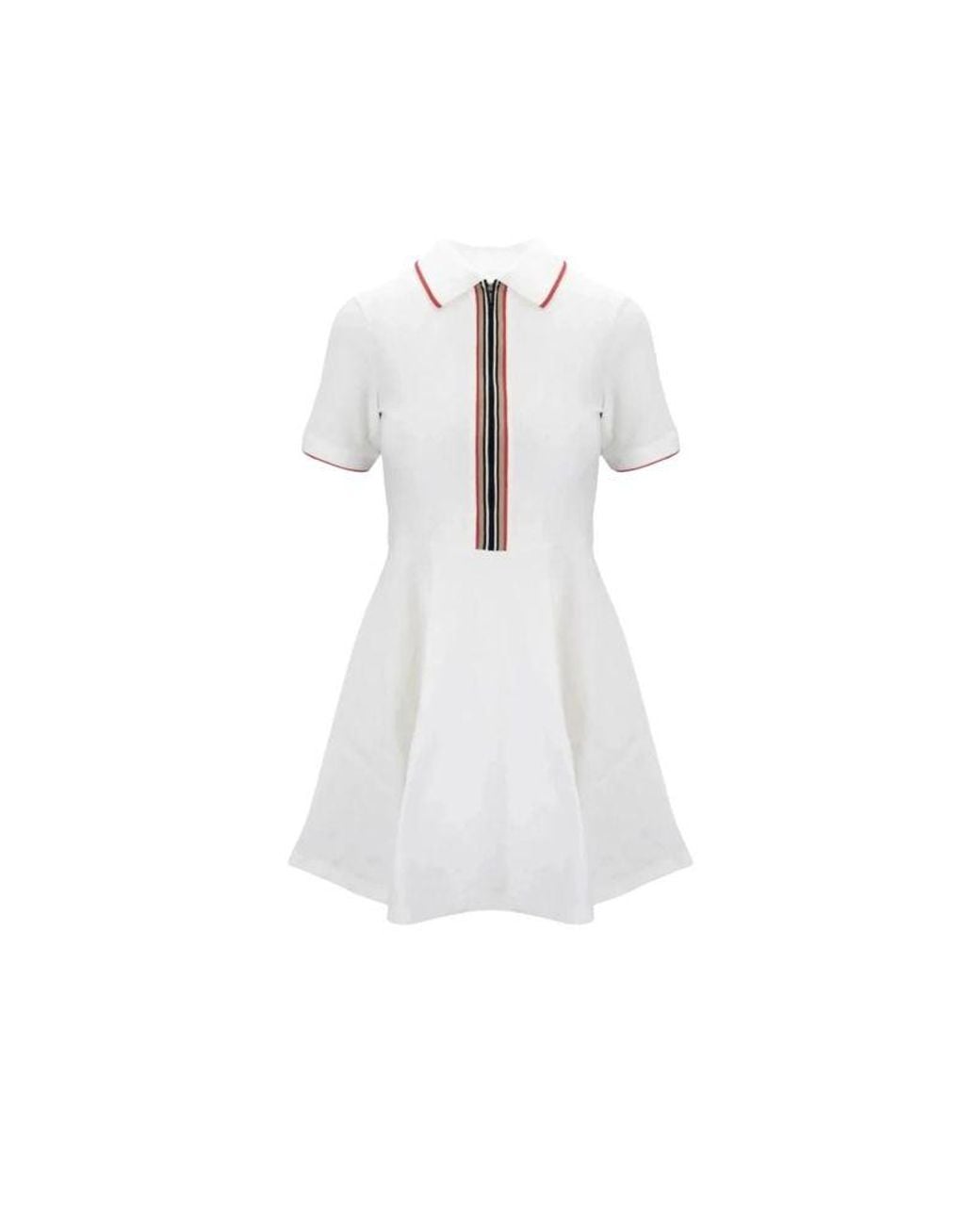 Burberry White Dress 100 Cotton