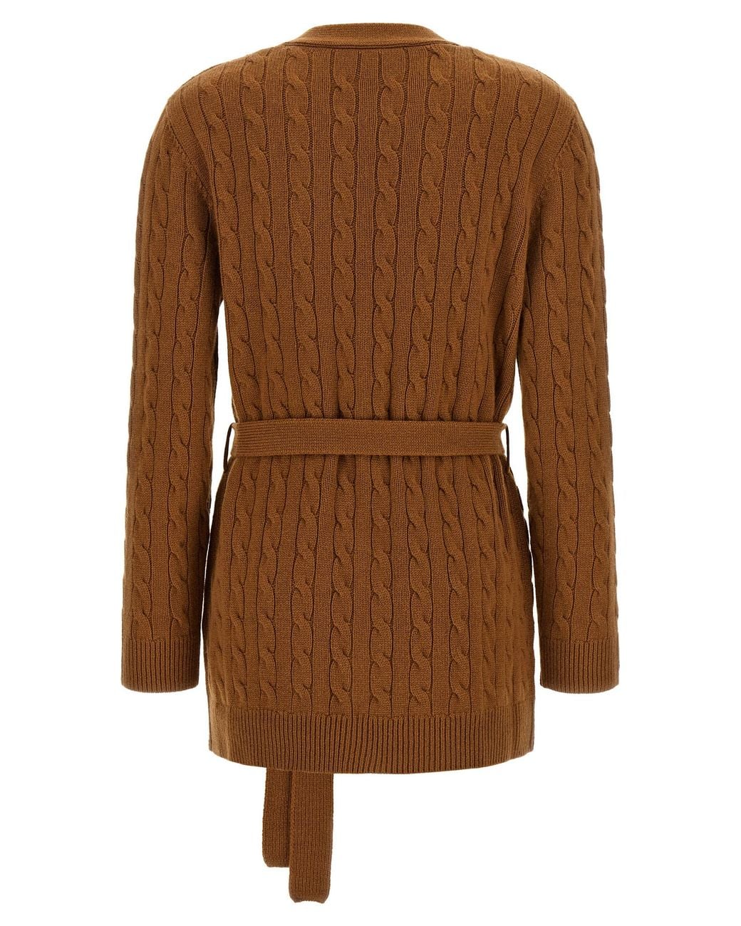 Valentino Garavani Brown Cashmere Cardigan Clothing