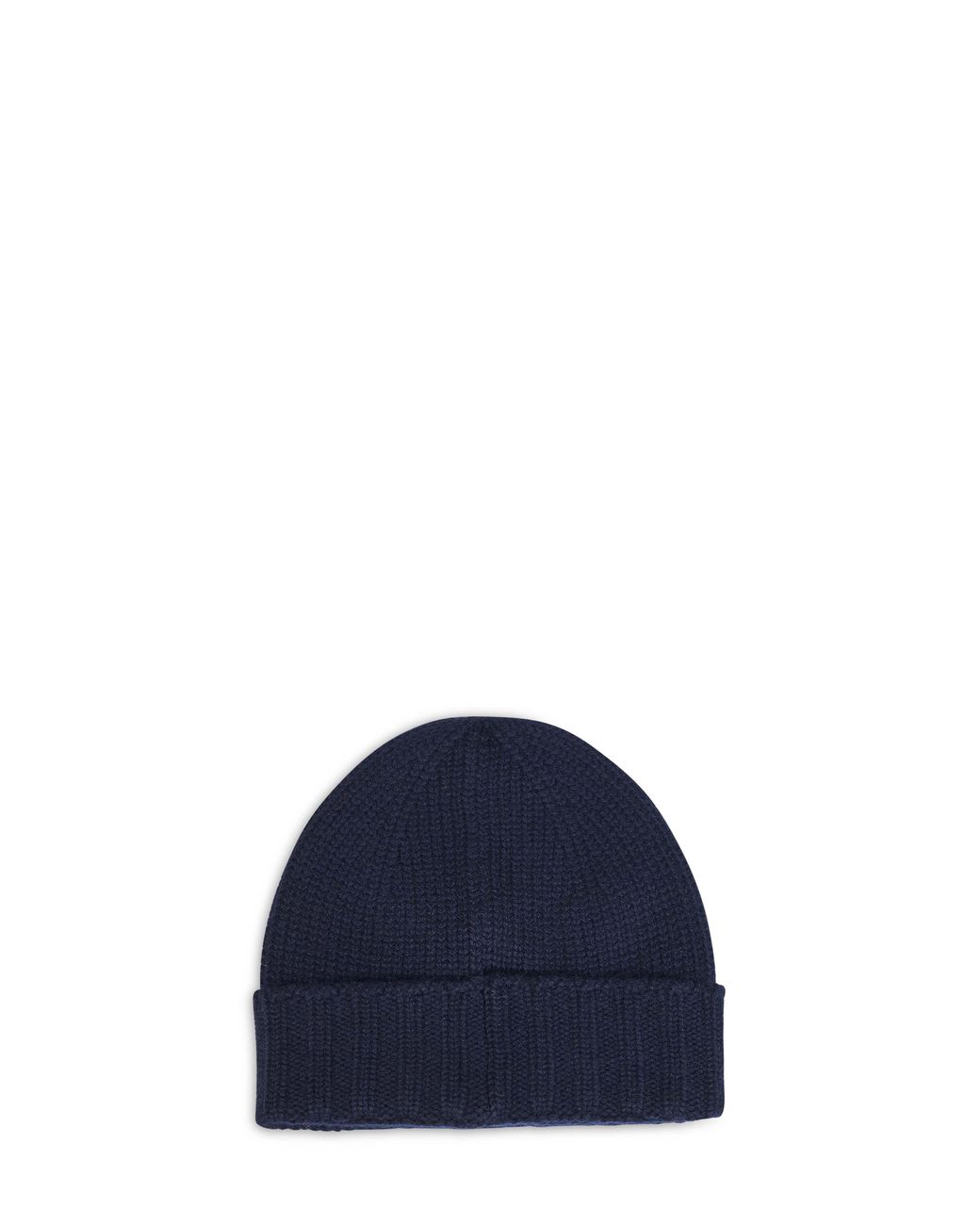 D 40 Blue Virgin Wool Knit Beanie for men