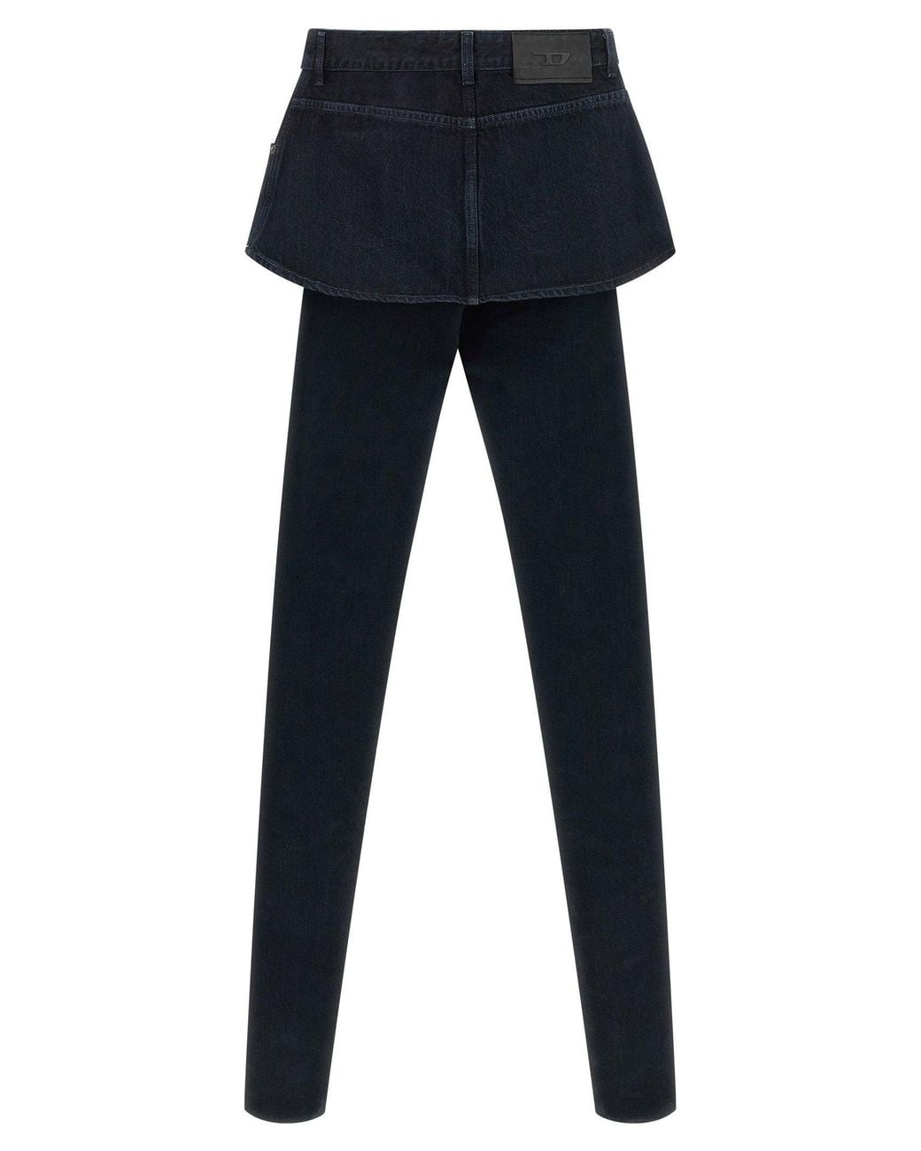 DIESEL Blue Hybrid Skirt-Panel Denim Jeans