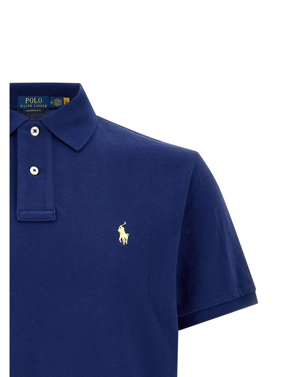 Polo Ralph Lauren Blue Cotton Piqué Polo for men