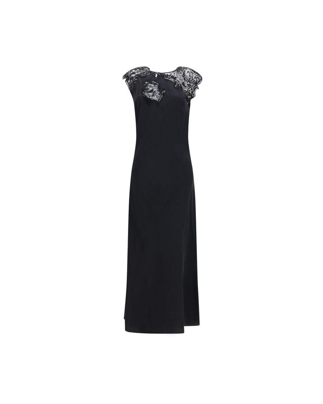 Ferragamo Black Silk Cocktail Dress