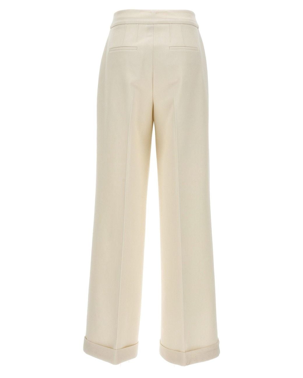 Kiton Natural Stretch Wool Jersey Trousers