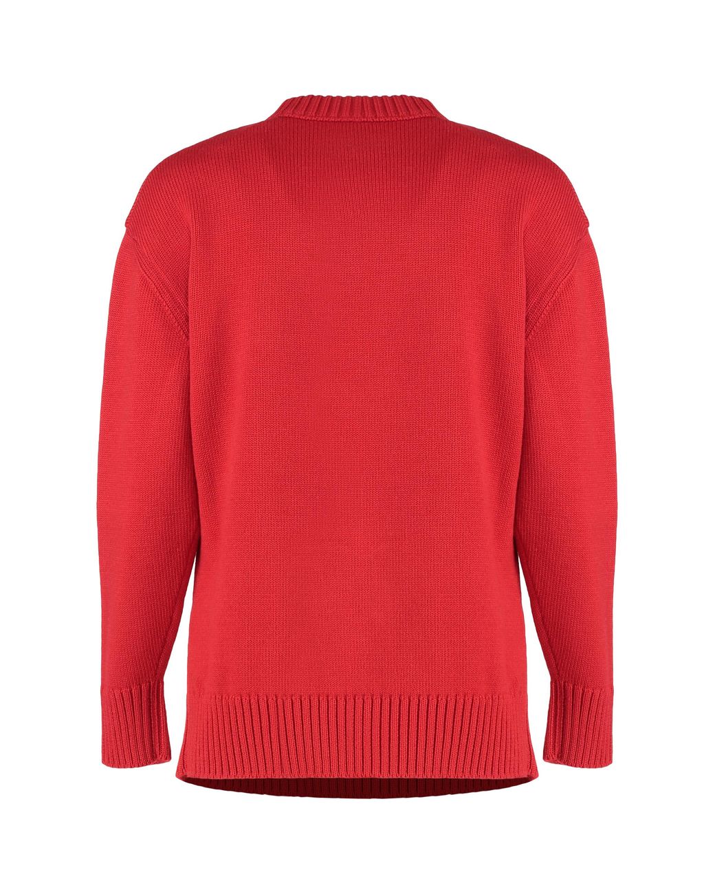 Prada Red "Round Neck Sweater