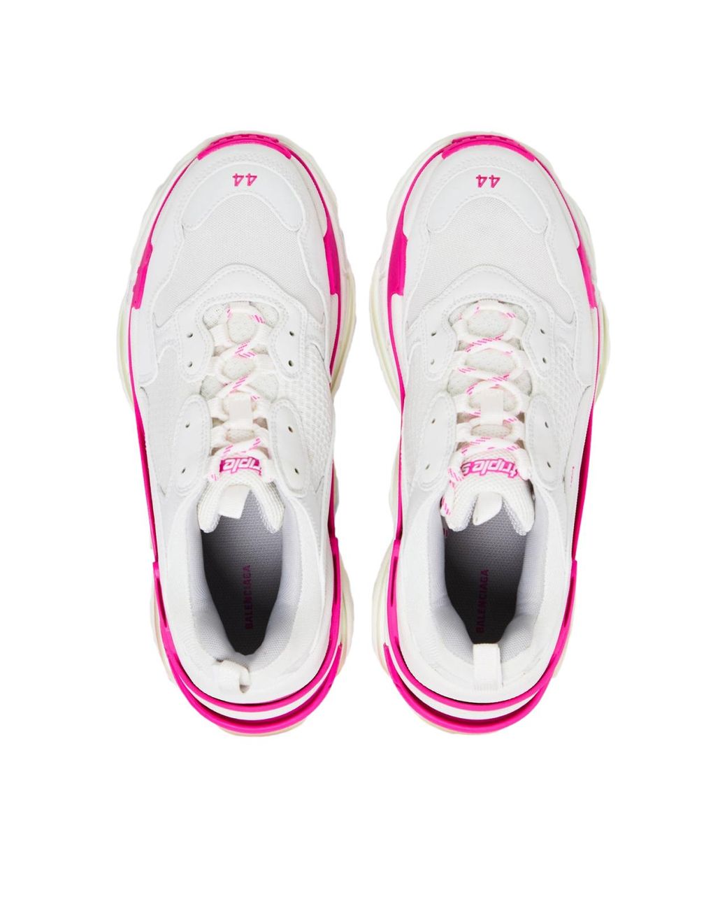 Balenciaga Pink Triple S Logo Sneakers Shoes for men