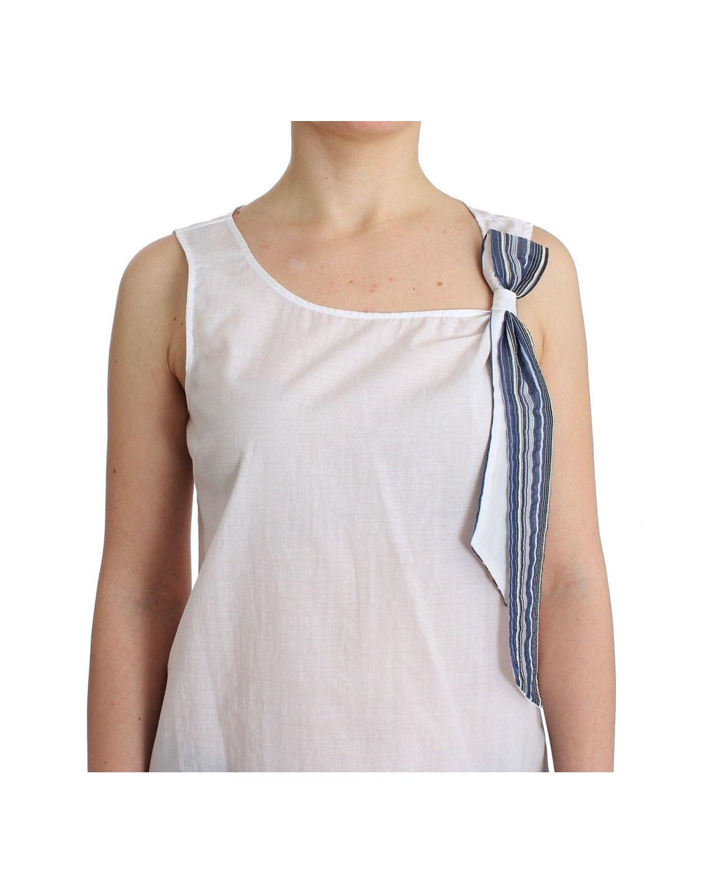 Ermanno Scervino Gray Top Blouse Tank Shirt Sleeveless
