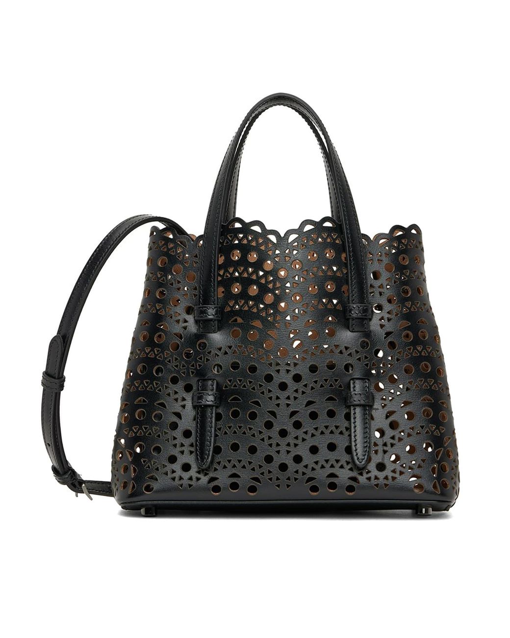 Alaïa Leather Tote Bag - Black Totes, Handbags - AL282674 | The RealReal