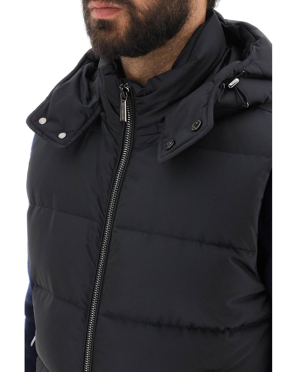 Moorer Fire-wk Padded Vest in Black for Men | Lyst