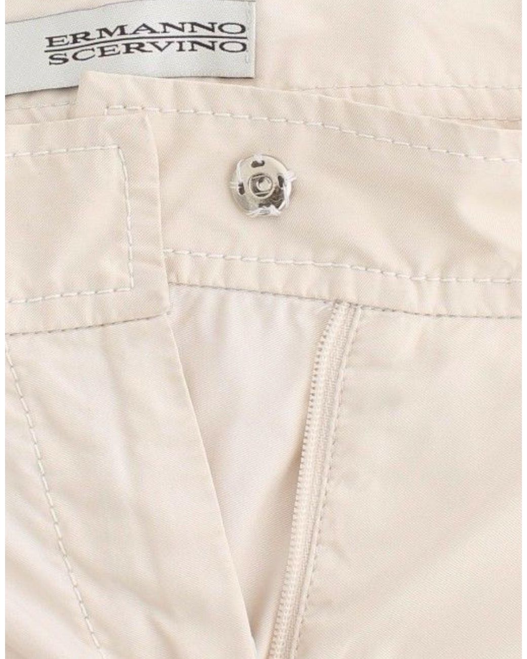 Ermanno Scervino Natural Chinos Casual Dress Pants Khakis