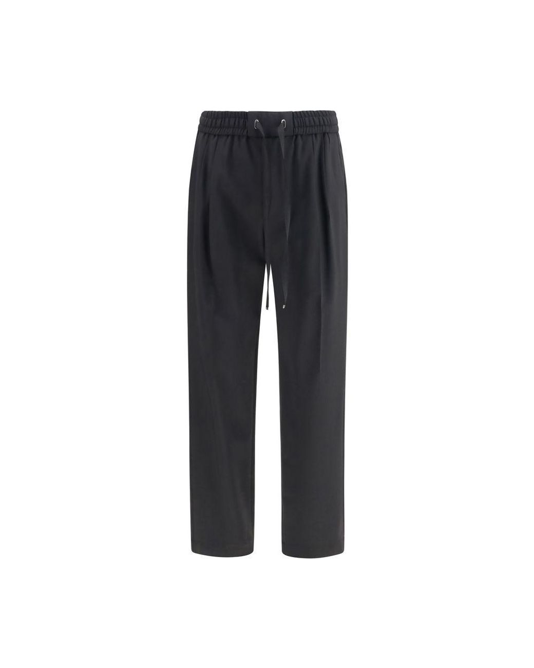 Dolce & Gabbana Gray Wool Oves Aries Joggers (Workout Pants) for men