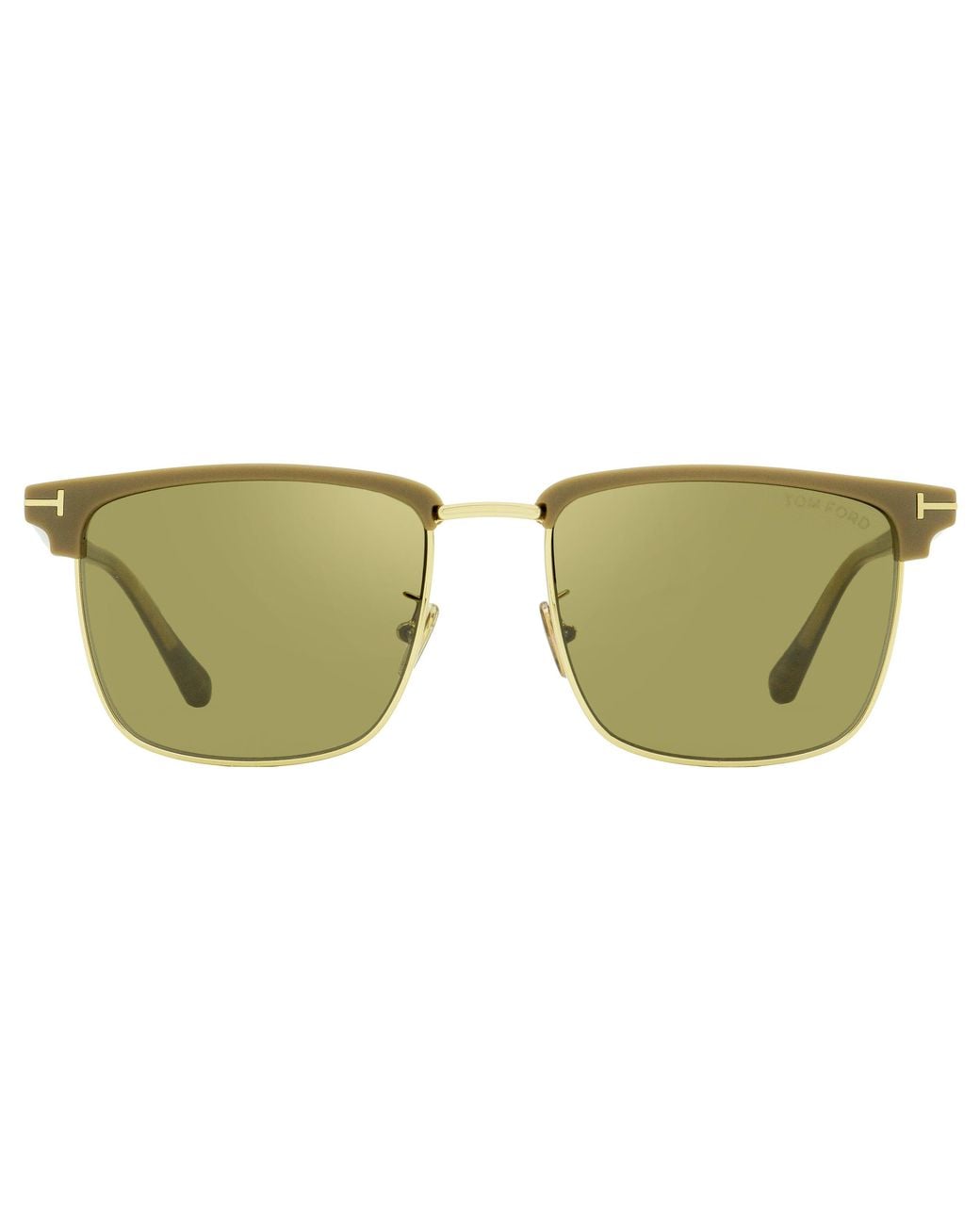 Tom Ford Black Hudson-02 Sunglasses Tf997h 52l Matte Tan/gold 55mm for men
