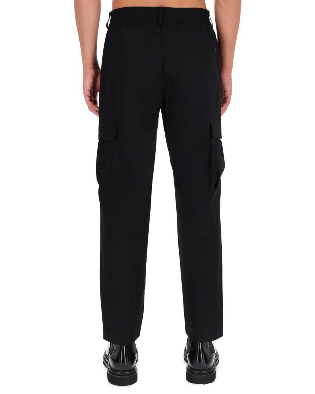 Versace Jeans Couture Black Technical Cargo Pants for men