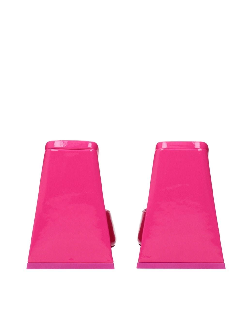 The Attico Pink Leather Sandal