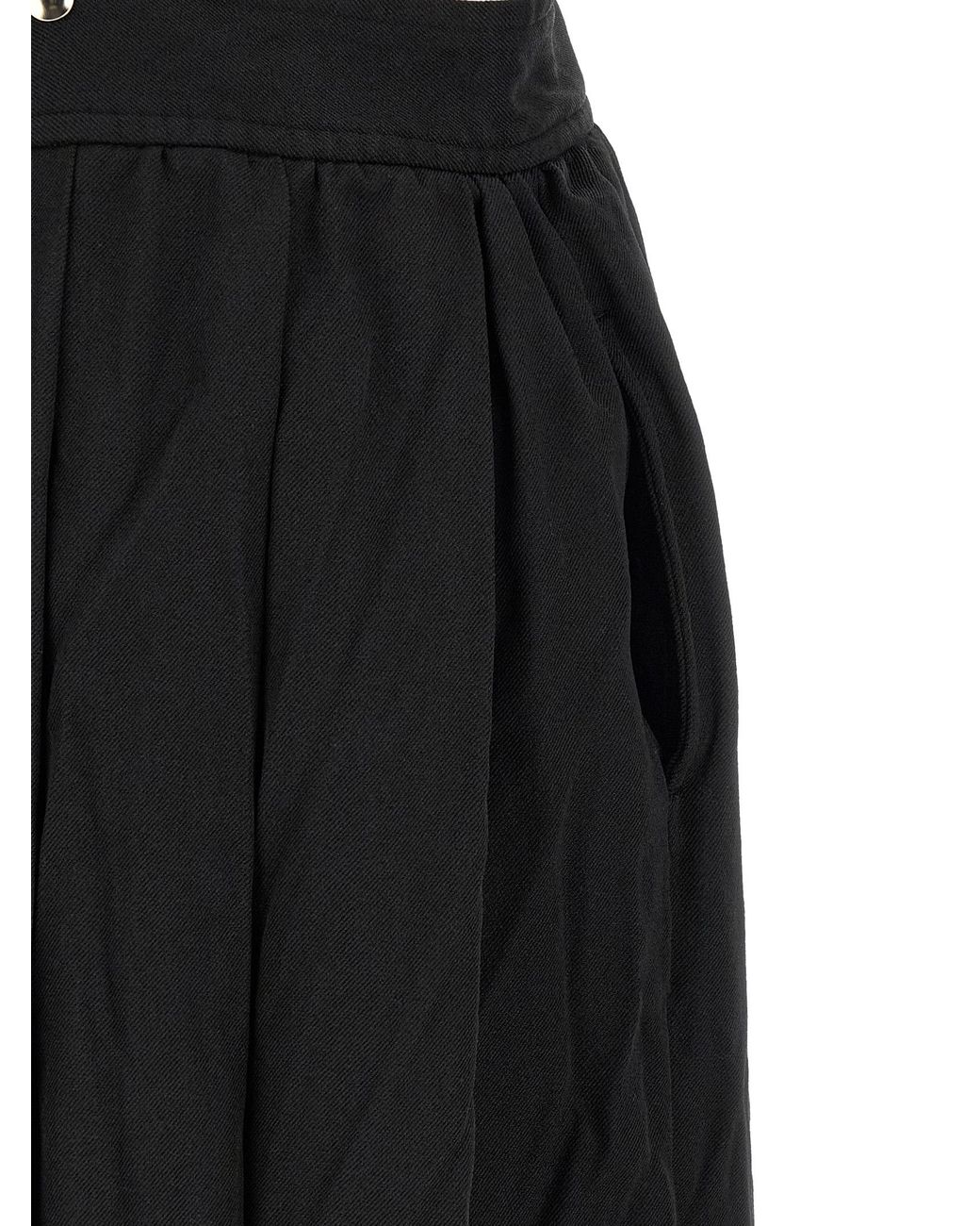 Comme des Garçons Black Suspender Skirt