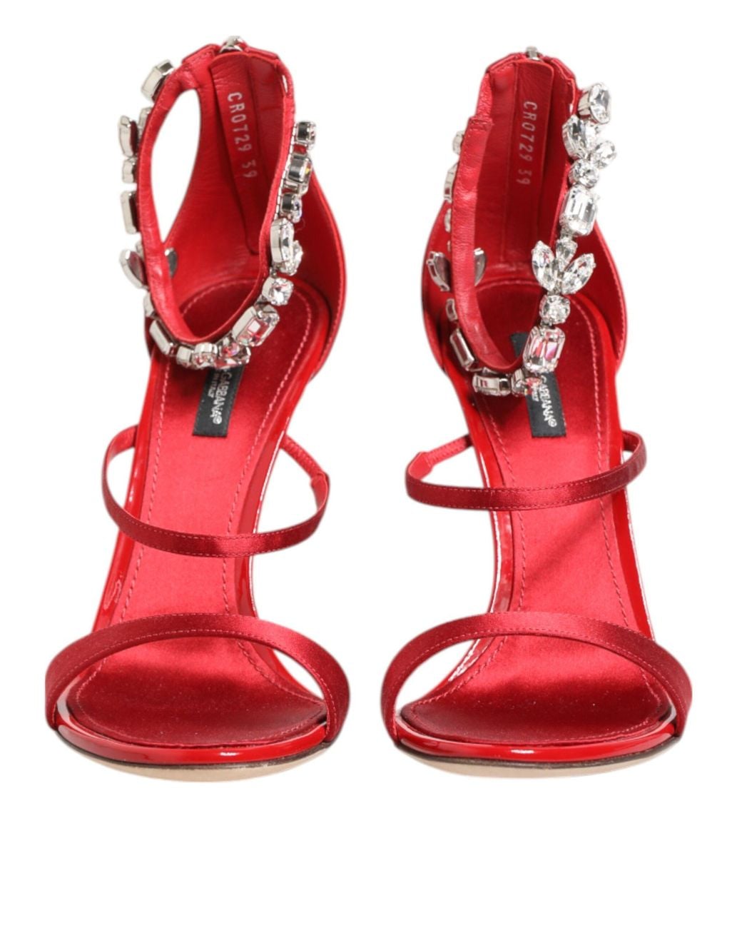 Dolce & Gabbana Red High Heel Sandals