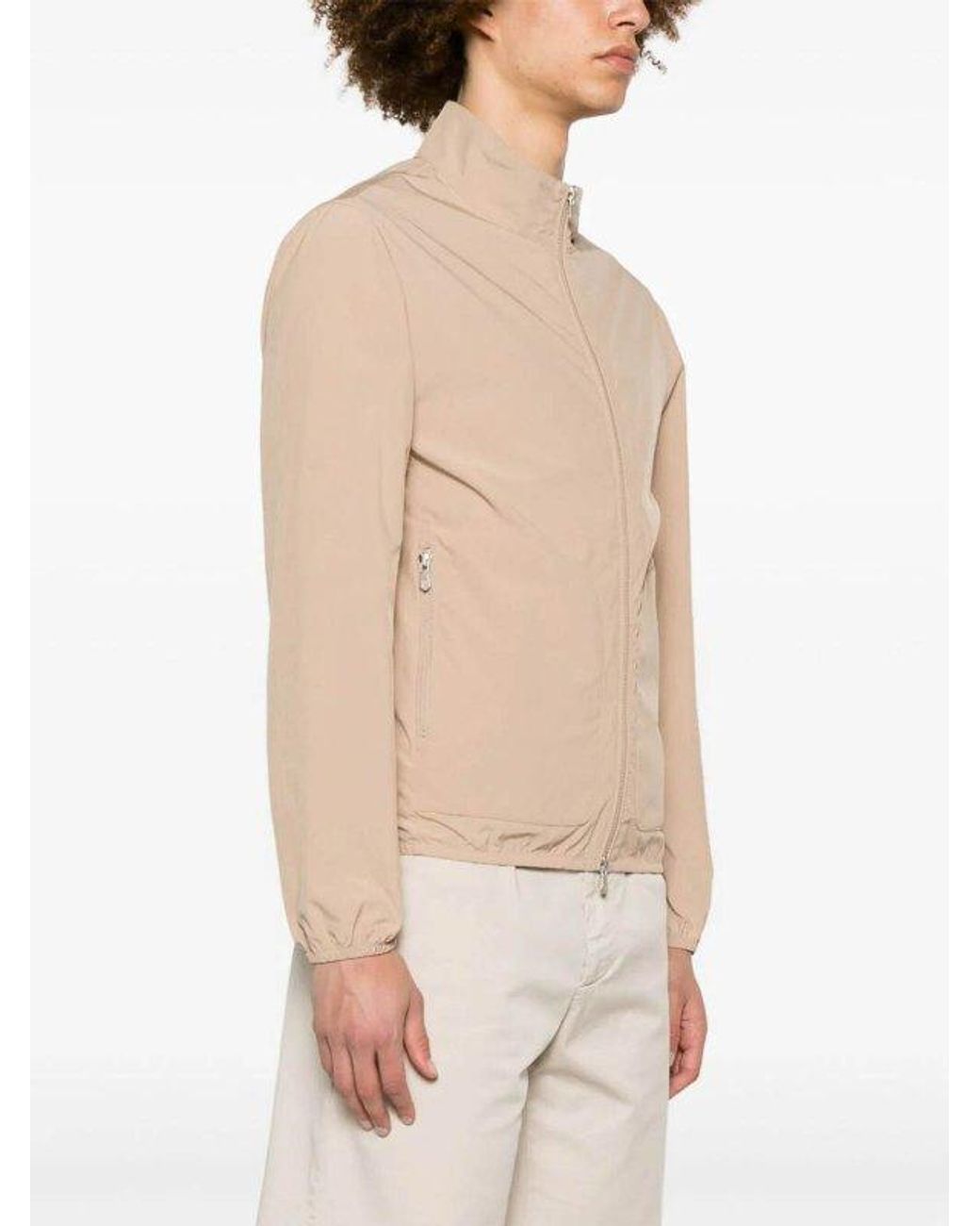 Brunello Cucinelli Natural Zip Up Jacket for men