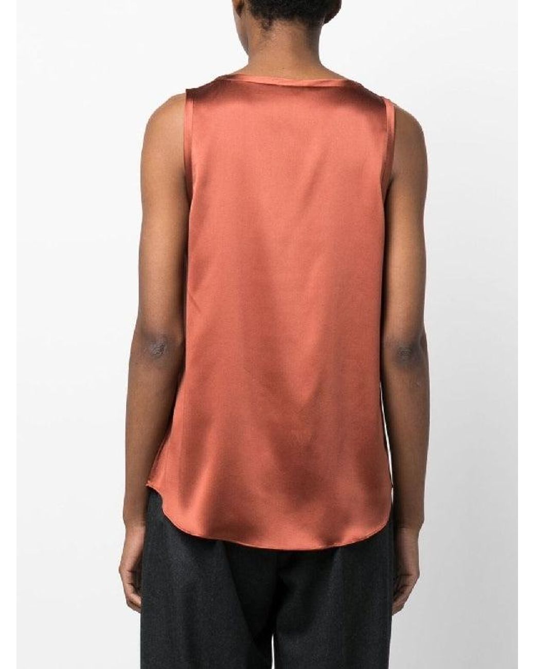 Brunello Cucinelli Brown Silk T