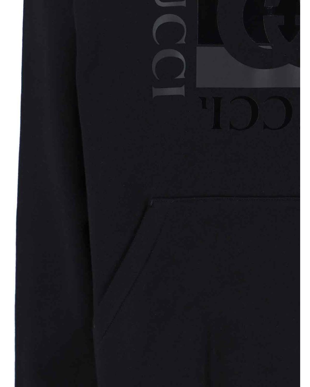 Gucci Black Logo Hoodie for men