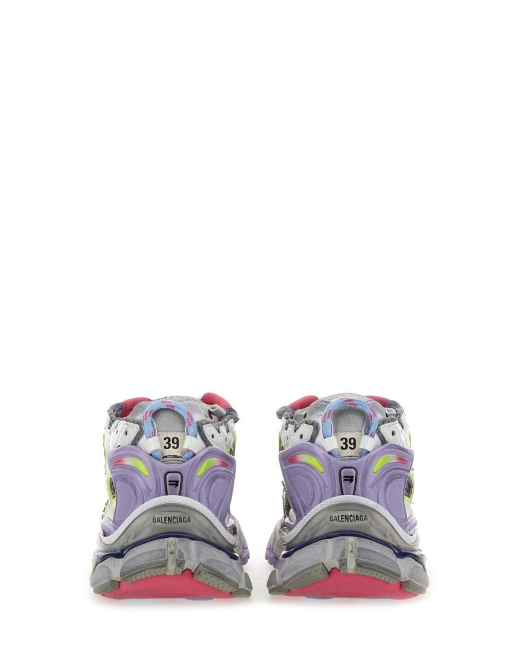 Balenciaga Gray Sneakers Runner Polyurethane Trainers