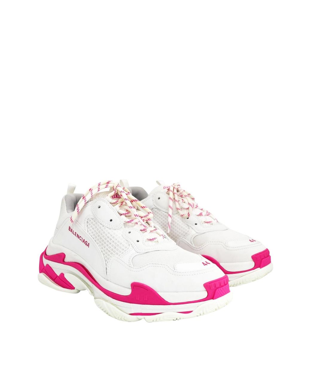 Balenciaga Pink Triple S Logo Sneakers Shoes for men